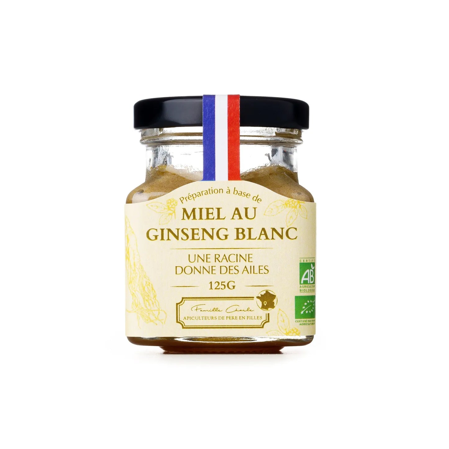 Miel au ginseng blanc 125g