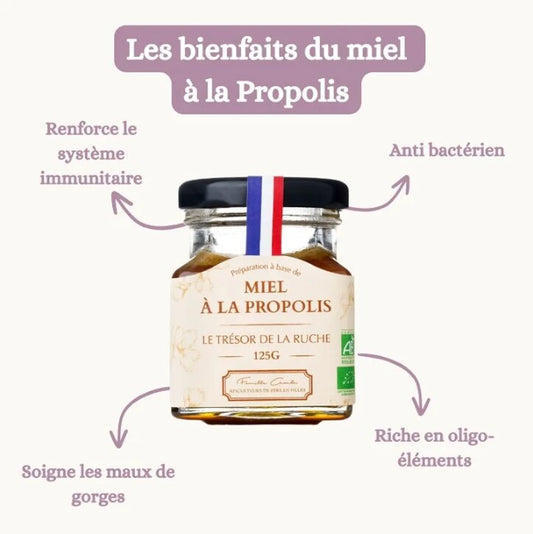 Miel à la propolis 125g