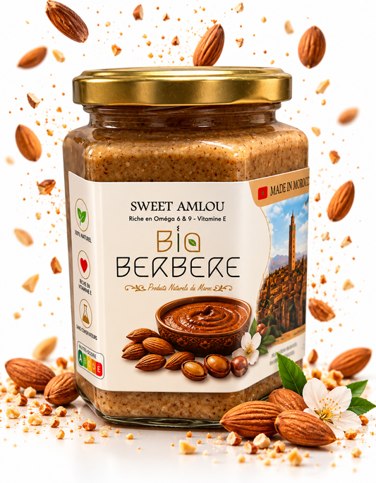 Amlou artisanal marocain 800g – amandes, miel et huile d'argan